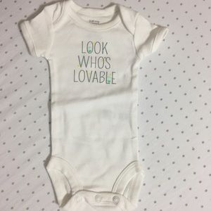 NWOT Carter’s Onesie